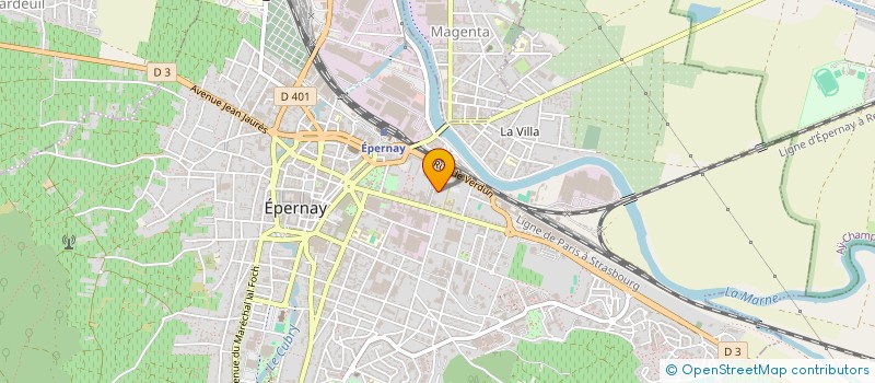 localisation de l'entreprise MADAME FLORENCE NOMINE à EPERNAY