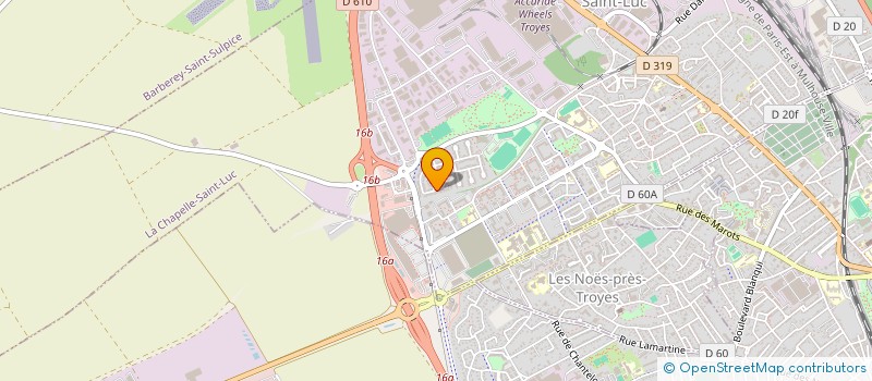 localisation de l'entreprise MADAME FLORENCE NORMAND  LA CHAPELLE-SAINT-LUC