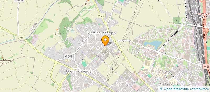 localisation de l'entreprise MADAME FLORENCE NUSSBAUMER  MITTELHAUSBERGEN