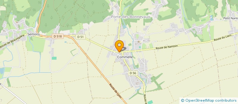 localisation de l'entreprise MADAME FLORENCE OFFREDI  PORTE-DES-BONNEVAUX