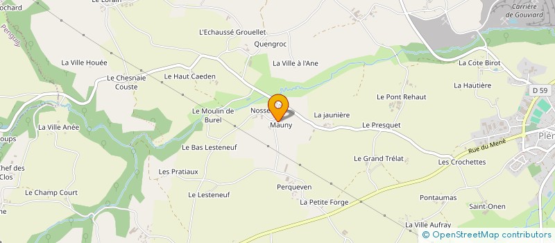 localisation de l'entreprise MADAME FLORENCE ONFRAY à PLENEE-JUGON