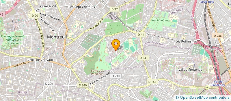 localisation de l'entreprise MADAME FLORENCE ORMEZZANO à MONTREUIL