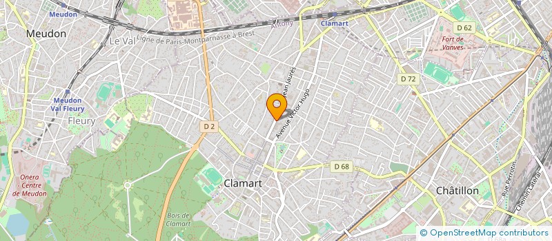 localisation de l'entreprise MADAME FLORENCE PACAU à CLAMART