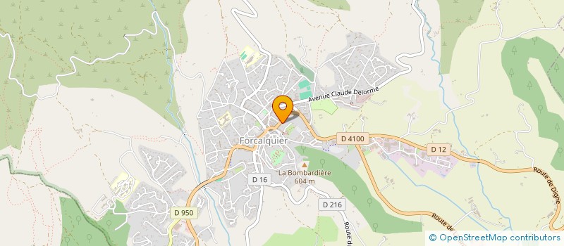 localisation de l'entreprise MADAME FLORENCE PAGES à FORCALQUIER
