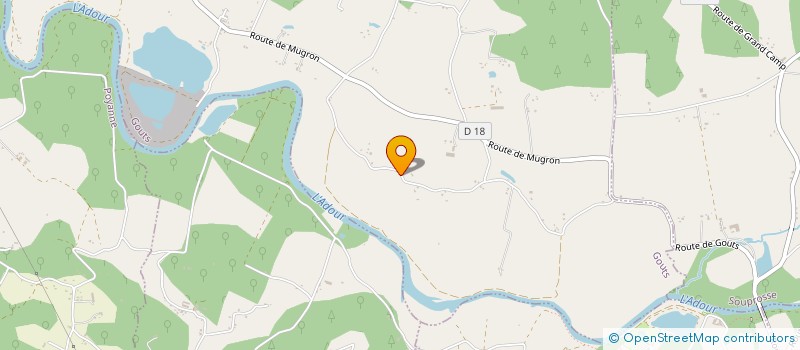 localisation de l'entreprise MADAME FLORENCE PAGET  GOUTS