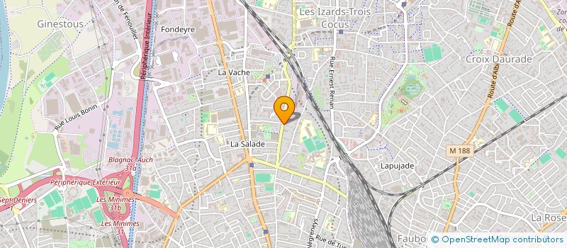 localisation de l'entreprise MADAME FLORENCE PALLEZ à TOULOUSE