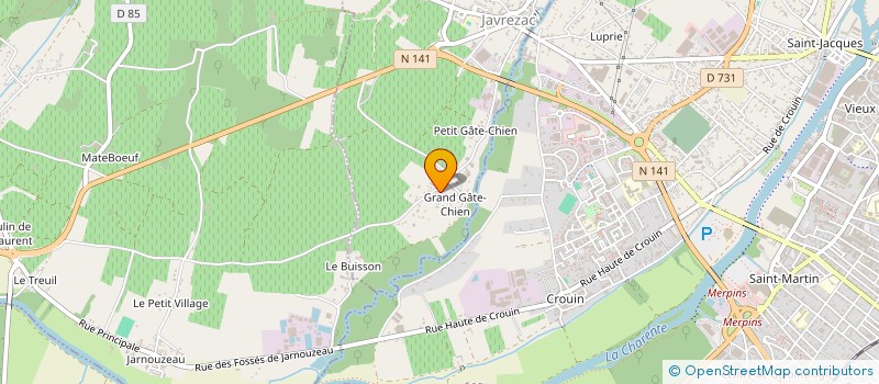 localisation de l'entreprise MADAME FLORENCE PAPONET  JAVREZAC