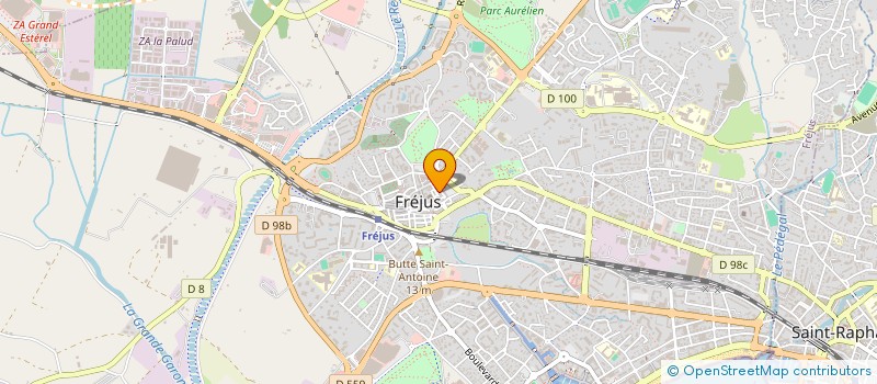 localisation de l'entreprise MADAME FLORENCE PAQUETTE à FREJUS