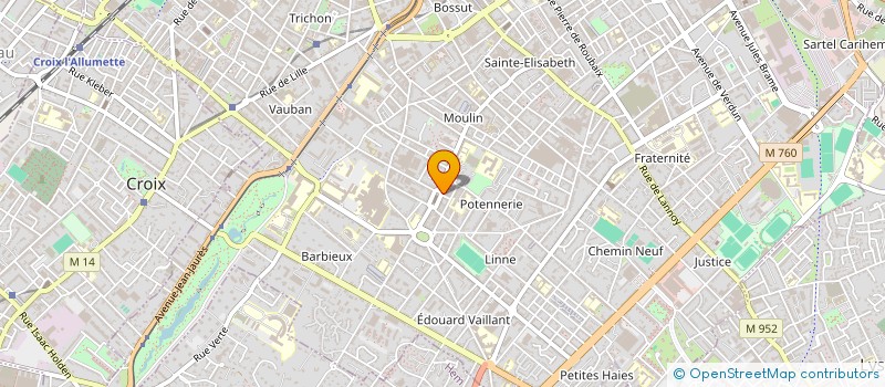 localisation de l'entreprise MADAME FLORENCE PAREIN  ROUBAIX