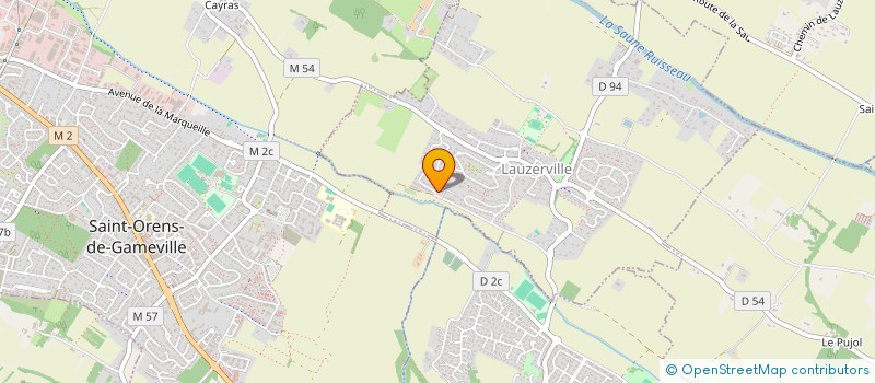 localisation de l'entreprise MADAME FLORENCE PARREIRA  LAUZERVILLE