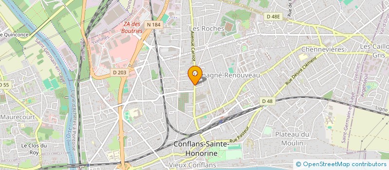 localisation de l'entreprise MADAME FLORENCE PATISSIER  CONFLANS-SAINTE-HONORINE