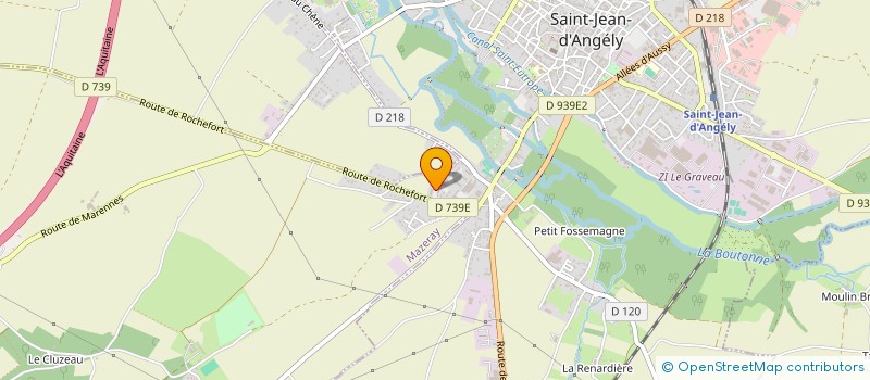 localisation de l'entreprise MADAME FLORENCE PATRIX  SAINT-JEAN-D'ANGELY