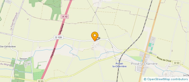 localisation de l'entreprise MADAME FLORENCE PATTEEUW  CHIZE