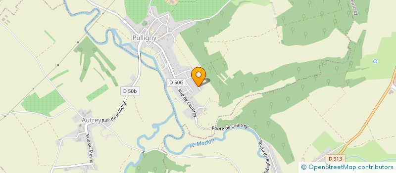 localisation de l'entreprise MADAME FLORENCE PAULE ALINE MAIAUX  PULLIGNY