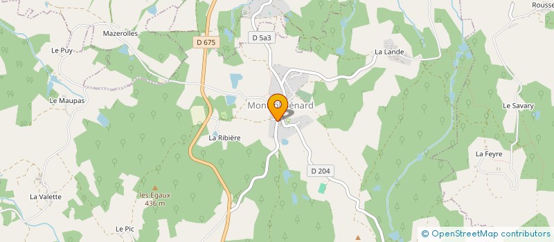 localisation de l'entreprise MADAME FLORENCE PAULET à MONTROL-SENARD