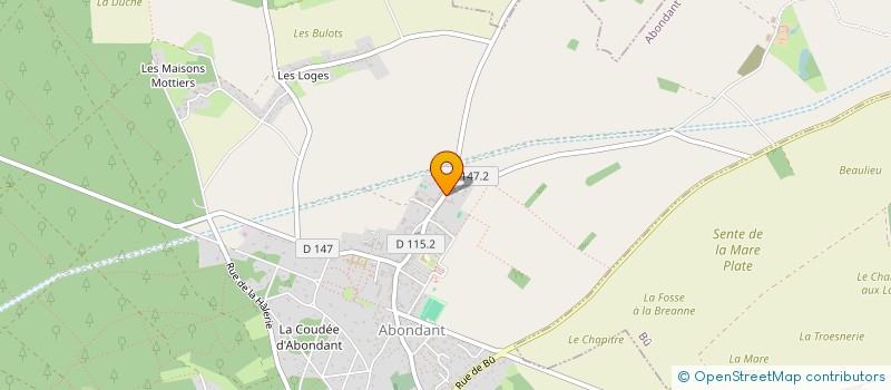 localisation de l'entreprise MADAME FLORENCE PAYEN à ABONDANT