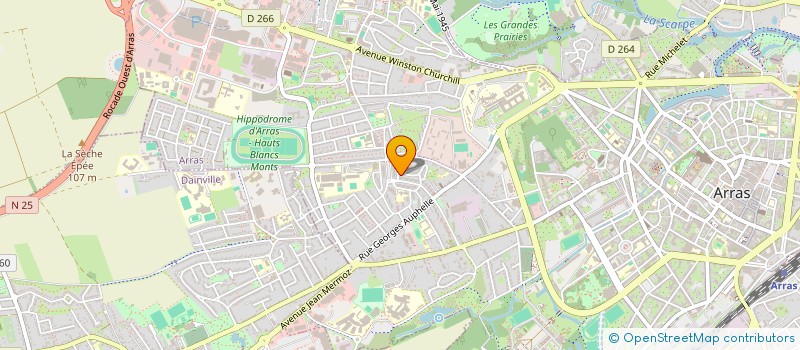 localisation de l'entreprise MADAME FLORENCE PECQUERY à ARRAS