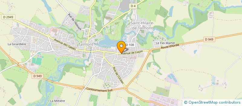 localisation de l'entreprise MADAME FLORENCE PENDEZEC à TALMONT-SAINT-HILAIRE