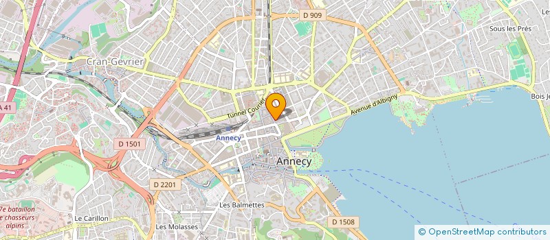 localisation de l'entreprise MADAME FLORENCE PENICAUD à ANNECY