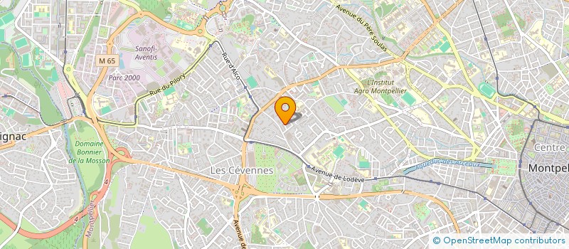 localisation de l'entreprise MADAME FLORENCE PEREZ à MONTPELLIER