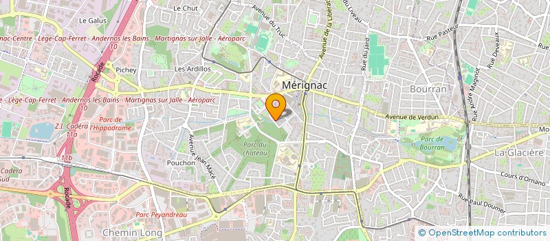 localisation de l'entreprise MADAME FLORENCE PERILLAT PIRATOINE  MERIGNAC