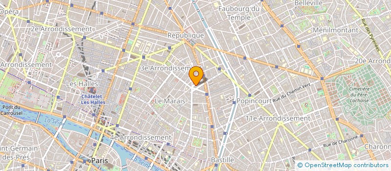 localisation de l'entreprise MADAME FLORENCE PERNET à PARIS