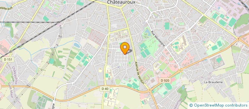 localisation de l'entreprise MADAME FLORENCE PERREAU à CHATEAUROUX