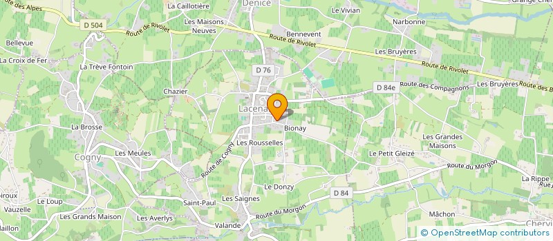 localisation de l'entreprise MADAME FLORENCE PERRET  LACENAS