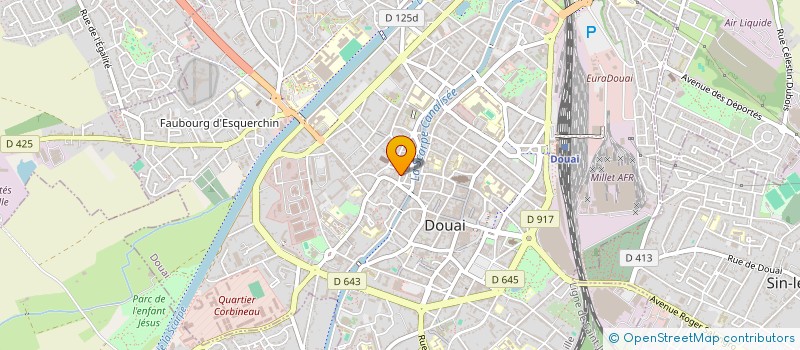 localisation de l'entreprise MADAME FLORENCE PERRET  DOUAI