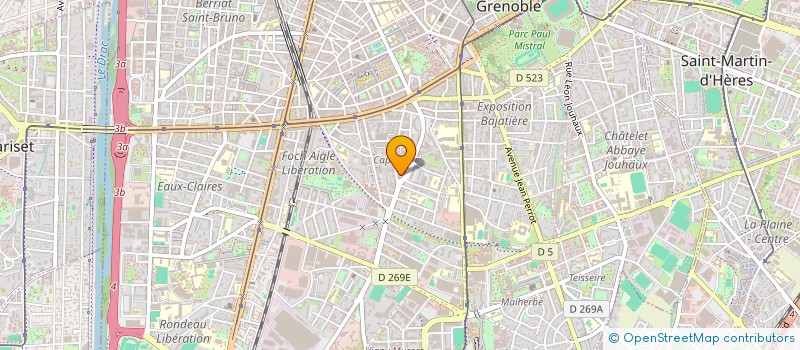 localisation de l'entreprise MADAME FLORENCE PERRILLAT MERCEROT  GRENOBLE