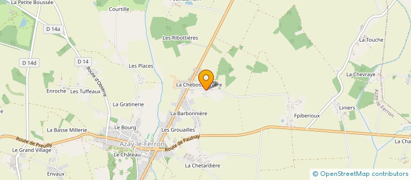 localisation de l'entreprise MADAME FLORENCE PERTHUIS à AZAY-LE-FERRON