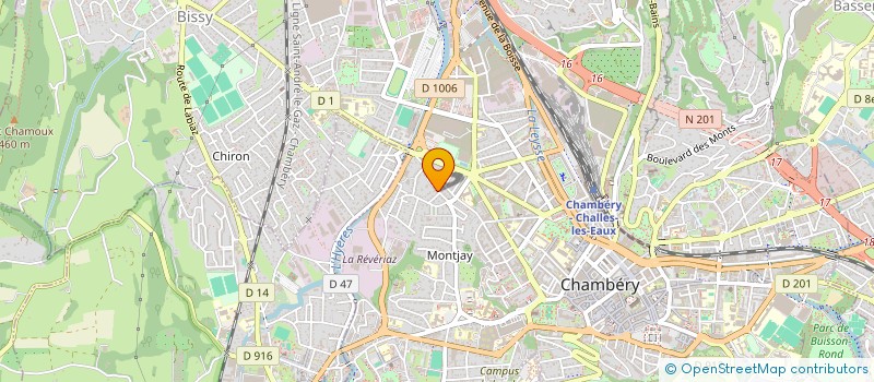 localisation de l'entreprise MADAME FLORENCE PETIT à CHAMBERY