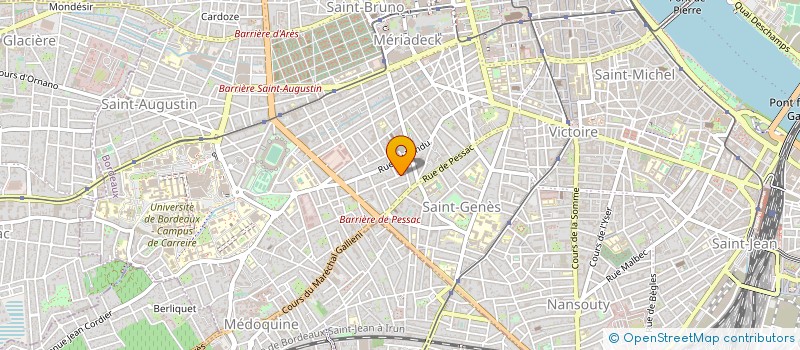 localisation de l'entreprise MADAME FLORENCE PETITJEAN à BORDEAUX