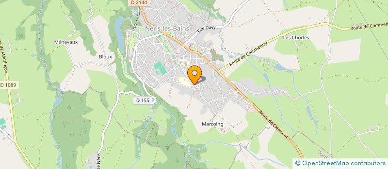 localisation de l'entreprise MADAME FLORENCE PETONNET à NERIS-LES-BAINS