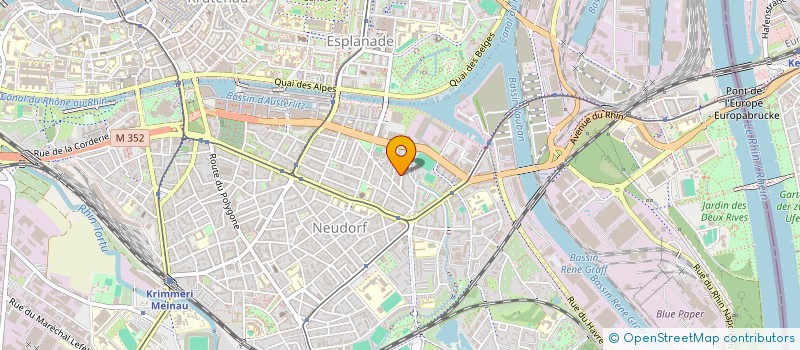 localisation de l'entreprise MADAME FLORENCE PEUCKERT à STRASBOURG