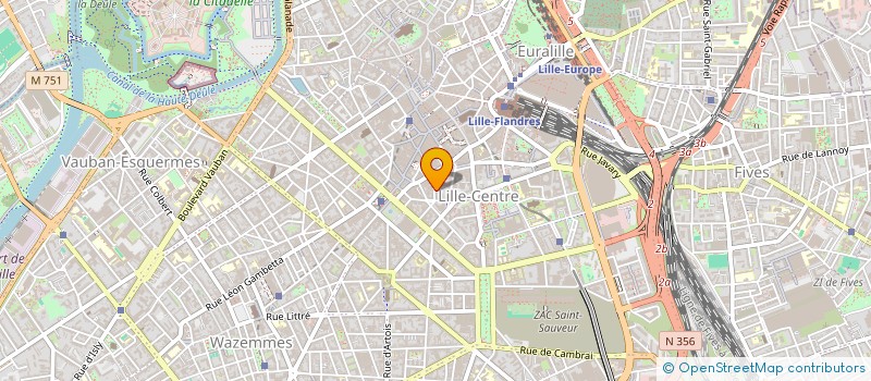 localisation de l'entreprise MADAME FLORENCE PEUDEPIECE à LILLE
