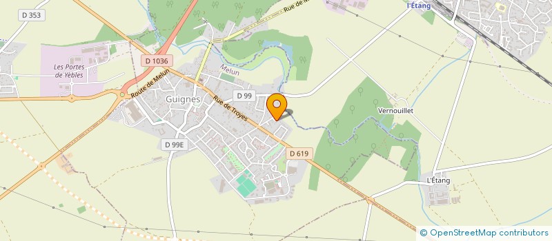 localisation de l'entreprise MADAME FLORENCE PEYROU  GUIGNES