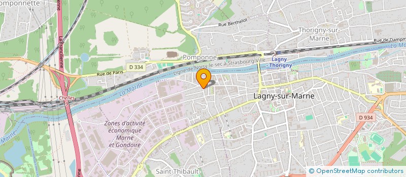 localisation de l'entreprise MADAME FLORENCE PHAM  LAGNY-SUR-MARNE