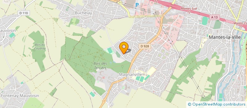 localisation de l'entreprise MADAME FLORENCE PHILIPPON  MAGNANVILLE