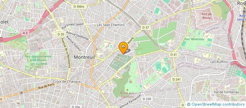 localisation de l'entreprise MADAME FLORENCE PIA à MONTREUIL