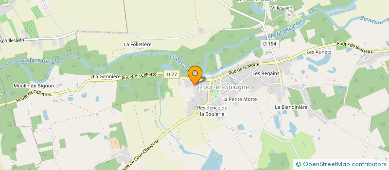 localisation de l'entreprise MADAME FLORENCE PICARD à TOUR-EN-SOLOGNE