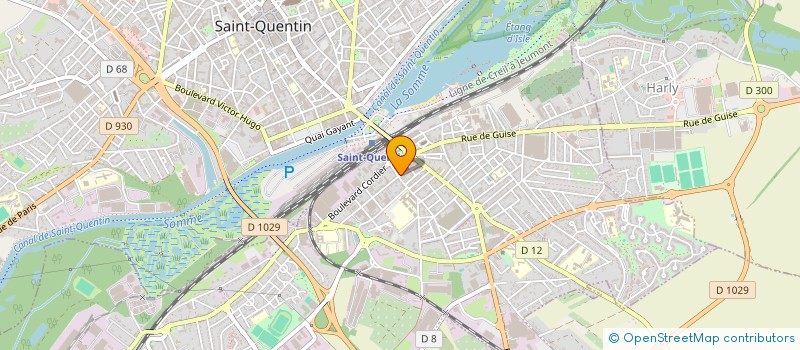 localisation de l'entreprise MADAME FLORENCE PIHAN à SAINT-QUENTIN