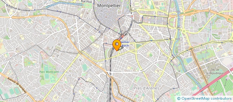 localisation de l'entreprise MADAME FLORENCE PILLON à MONTPELLIER
