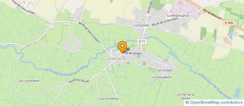 localisation de l'entreprise MADAME FLORENCE PINARD à SALLERTAINE