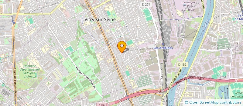 localisation de l'entreprise MADAME FLORENCE PINEL à VITRY-SUR-SEINE