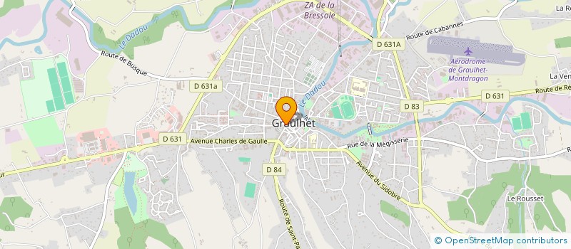 localisation de l'entreprise MADAME FLORENCE PIQUEMIL  GRAULHET