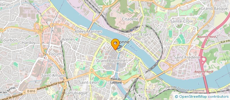 localisation de l'entreprise MADAME FLORENCE PIVIDAL à BAYONNE