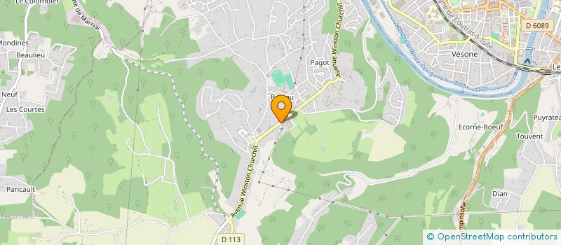 localisation de l'entreprise MADAME FLORENCE PIVONT  COULOUNIEIX-CHAMIERS