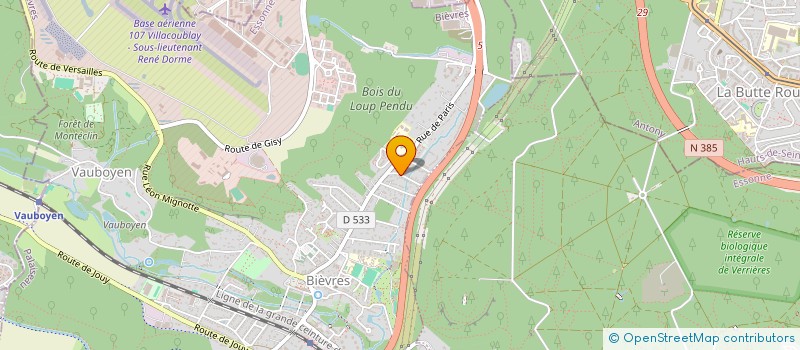 localisation de l'entreprise MADAME FLORENCE PIZZORNI  BIEVRES