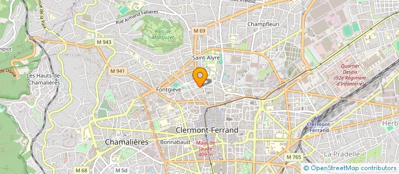 localisation de l'entreprise MADAME FLORENCE PLANE  CLERMONT-FERRAND